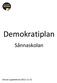 Demokratiplan. Sånnaskolan. Senast uppdaterad