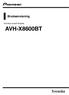 Bruksanvisning DVD RDS AV-MOTTAGARE AVH-X8600BT. Svenska