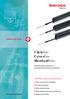 ClickLine CoverLine StandardLine. sensing the future. Elektriska säkerhetslister av gummiprofil med 20 mm kontaktlist