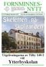 Skeletten. på skolgården FORNMINNES- NYTT. Ytterbyskolan. Utgrävningarna av Täby 140:1 vid ISSN