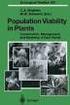Environmental heterogeneity, population dynamics and life-history differentiation in Primula farinosa. Tove von Euler