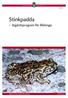 Stinkpadda åtgärdsprogram för Blekinge