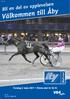 banprogram Bli en del av upplevelsen Välkommen till Åby Torsdag 2 mars 2017 Första start kl Nr 10 Pris 30:- Bankod 06