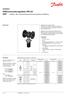 Differenstrycksregulator (PN 25) AVP - tillopps- eller returledningsmonterad, justerbar inställning