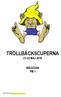 TROLLBÄCKSCUPERNA MAJ 2016 INBJUDAN PM 1. Trollbäckscuperna 2016 Version , Uppdateringar är markerade med gult