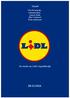 722A29. Ylva Swanström Gabrijela Botic Linnéa Nylén Elin Carlswärd Frida Andersson. En studie om Lidl:s logistikkedja