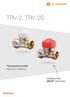 TRV-2, TRV-2S. Termostatventiler Med förinställning