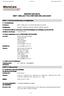 SÄKERHETSDATABLAD SWXP - SWELLEX-P POLYURETHANE SWELLING AGENT