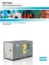 Atlas Copco. Oljefria skruvkompressorer. ZR/ZT FF & ZR/ZT VSD-FF kw/ hk