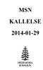 MSN KALLELSE HEDEMORA KOMMUN