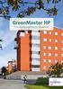 GreenMaster HP Frånluftsvärmepump för fastigheter