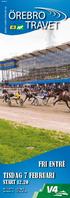 TISDAG 7 FEBRUARI START 12.20