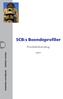 SCB:s Boendeprofiler. Produktkatalog