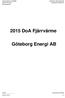 2015 DoA Fjärrvärme. Göteborg Energi AB