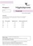 Högskoleprovet. Provpass 3. Verbal del. Instruktion. Prov Antal uppgifter Uppgiftsnummer Rekommenderad provtid. Provet innehåller 40 uppgifter