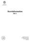 Kursinformation Del 1