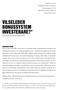 VILSELEDER BONUSSYSTEM INVESTERARE?* Johan Clasénius och Christoffer Lötebo
