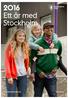 2016 Ett år med Stockholm