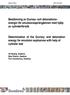 Bestämning av Gurney- och detonationsenergin för emulsionssprängämnen med hjälp av cylinderförsök
