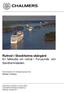 Ruttval i Stockholms skärgård En fallstudie om ruttval i Furusunds- och Sandhamnsleden