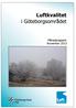 Syftet med rapporten... 1 Luftkvaliteten och vädret i Göteborgsområdet, november Luftföroreningar... 1 Vädret... 1