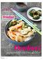 Donburi. japanskt i vackra skålar. Tendon. tempurafriterat. Recept se sid