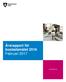 Årsrapport för bostadsmålet 2016 Februari 2017