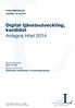 Digital tjänsteutveckling, kandidat Antagna Höst 2014
