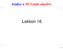 Analys o 3D Linjär algebra. Lektion 16.. p.1/53