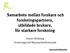 Samarbete mellan forskare och forskningspartners, utbildade brukare, för starkare forskning. Kristin Blidberg Forskningschef Reumatikerförbundet