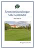 Årsmöteshandlingar Slite Golfklubb