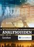 Uppdragsanalys , uppdatering ANALYSGUIDEN. Consilium