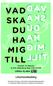 Lärarhandledning. Materialet framtaget av Elin Callmer, dramapedagog Unga Klara Ett samarbete mellan Folkteatern i Gävleborg och Unga Klara.