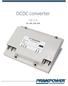 DCDC converter 24V-12V 5A, 10A, 20A, 30A