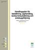 Handlingsplan för beställning, upphandling, konkurrensutsättning och avtalsuppföljning