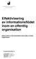 Effektivisering av informationsflödet inom en offentlig organisation