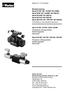 Serie D1VW / D1DW / D3W / D3DW Direktstyrda riktningsventiler Monteringsplatta Slidmodell