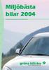 bilar 2004 Gröna Bilisters årliga granskning av den svenska nybilsmarknaden TRAFIK & MILJÖ 2/04