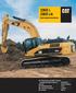 336D L 336D LN. Hydraulgrävmaskiner. Cat C9 Dieselmotor med ACERT -teknologi Nettoeffekt (ISO 9249) vid 1800 r/min 200 kw/270 hk