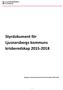 Styrdokument för Ljusnarsbergs kommuns krisberedskap