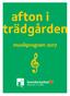 afton i trädgården musikprogram 2017