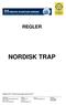 NORDISK TRAP REGLER. Utgåva 2017 Första tryckningen januari 2017