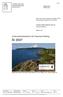 Verksamhetsberättelse för Naturum Omberg. Omberg från söder, från Stora Lunds naturreservat vid Vättern. Foto: Thomas Johansson