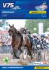 banprogram SOMMARTRAVET HALMSTAD LÖRDAG 8 JULI NR 20 // 2017 V75-OMGÅNG 37 // 2017 PRIS 40 KR FINAL I STOSPRINTERN 2017 FÖRSTA START 14.