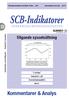SCB-Indikatorer. Kommentarer & Analys. Stigande sysselsättning NUMMER 12. I mitten Industrin i ett branschperspektiv