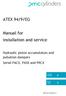 Manual for installation and service
