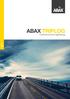 ABAX TRIPLOG. //Administratörsvägledning