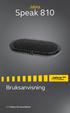 Jabra. Speak 810. Bruksanvisning