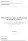 Matematiklärares arbete med bedömning för lärande på gymnasiet
