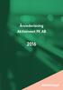 Årsredovisning Aktieinvest FK AB